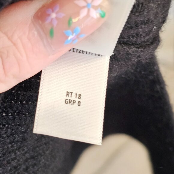 ST John Black Cashmere High Neck Sweater Sz S - Picture 10 of 11